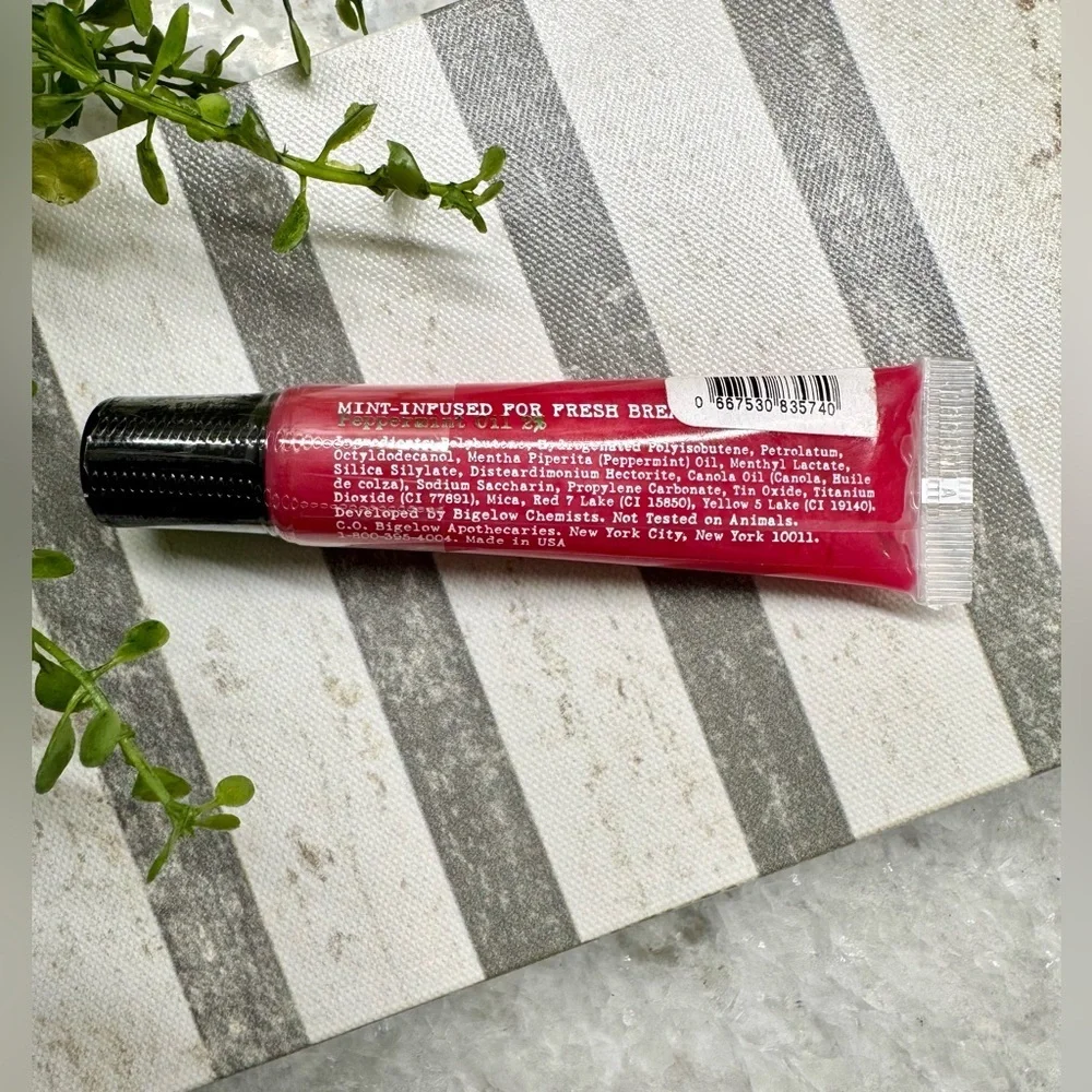 New C.O. Bigelow Magenta Mint Mentha Lip Tint Gloss 0.5oz - Sealed